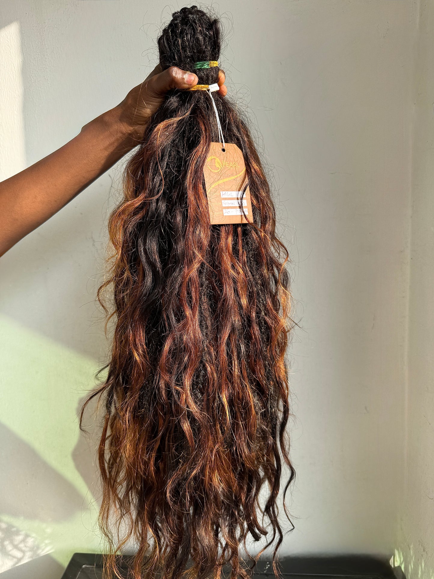 Messy Goddess Locs With Human Hair WATER WAVE curls