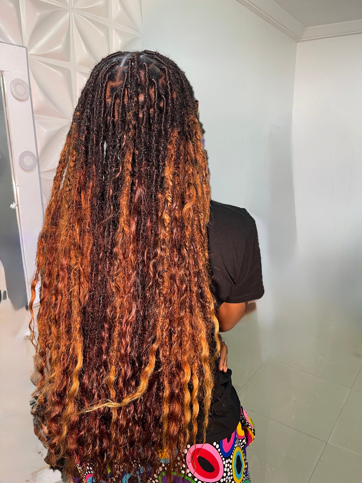 100 percent Human Hair messy Goddess / Bohemian Locs