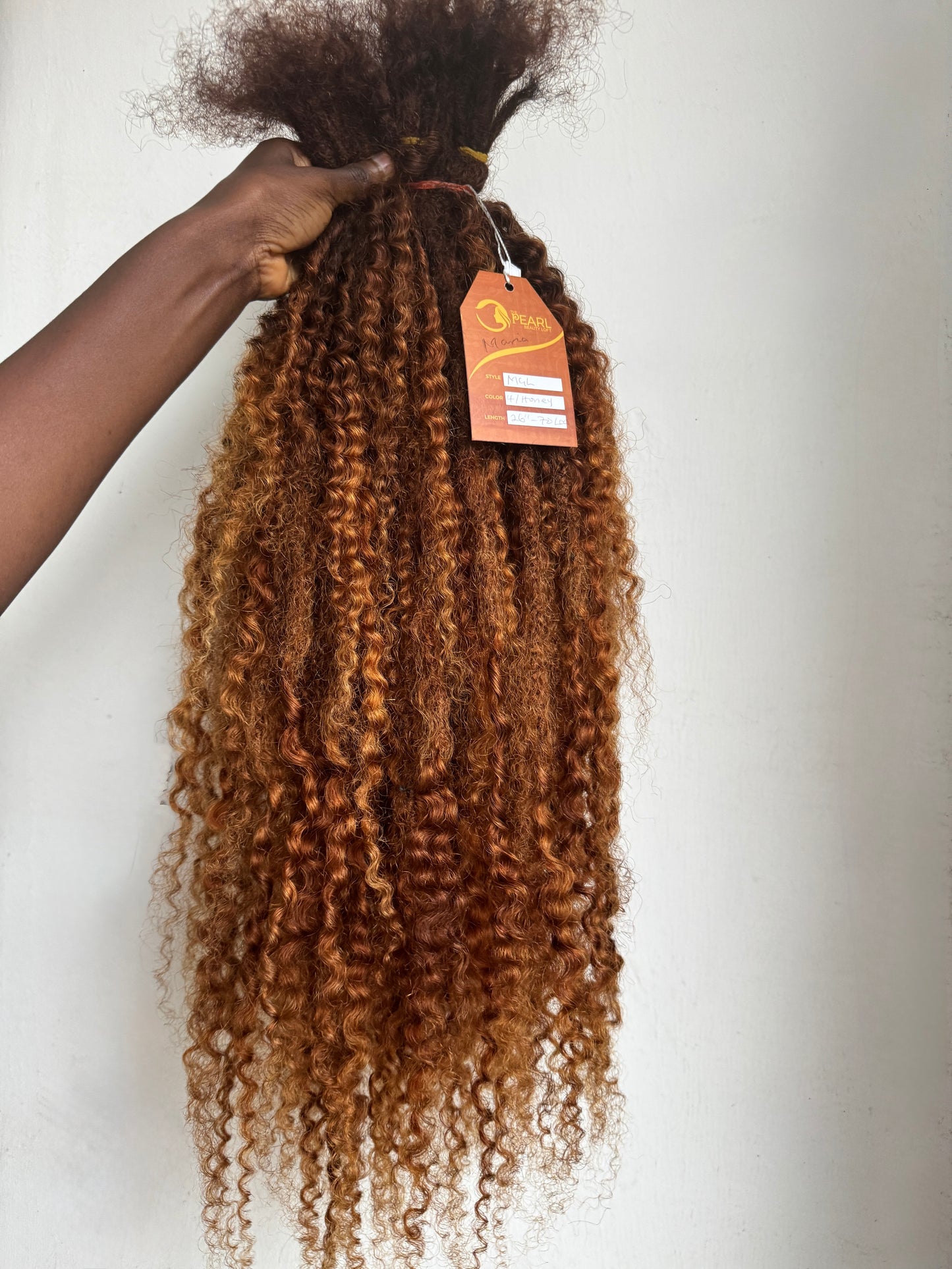 Messy Goddess Locs With Human Hair KINKY CURLS