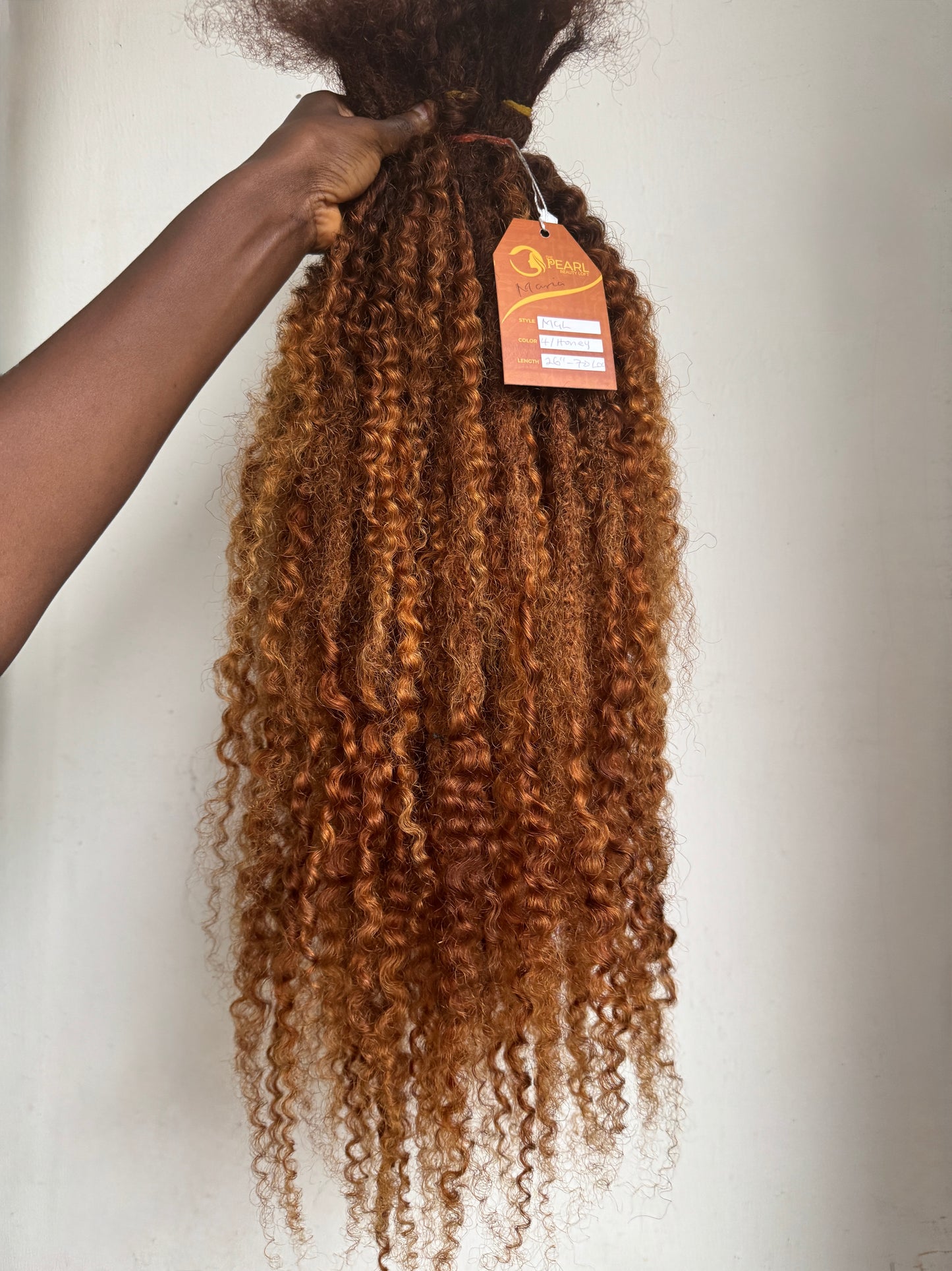 Messy Goddess Locs With Human Hair KINKY CURLS