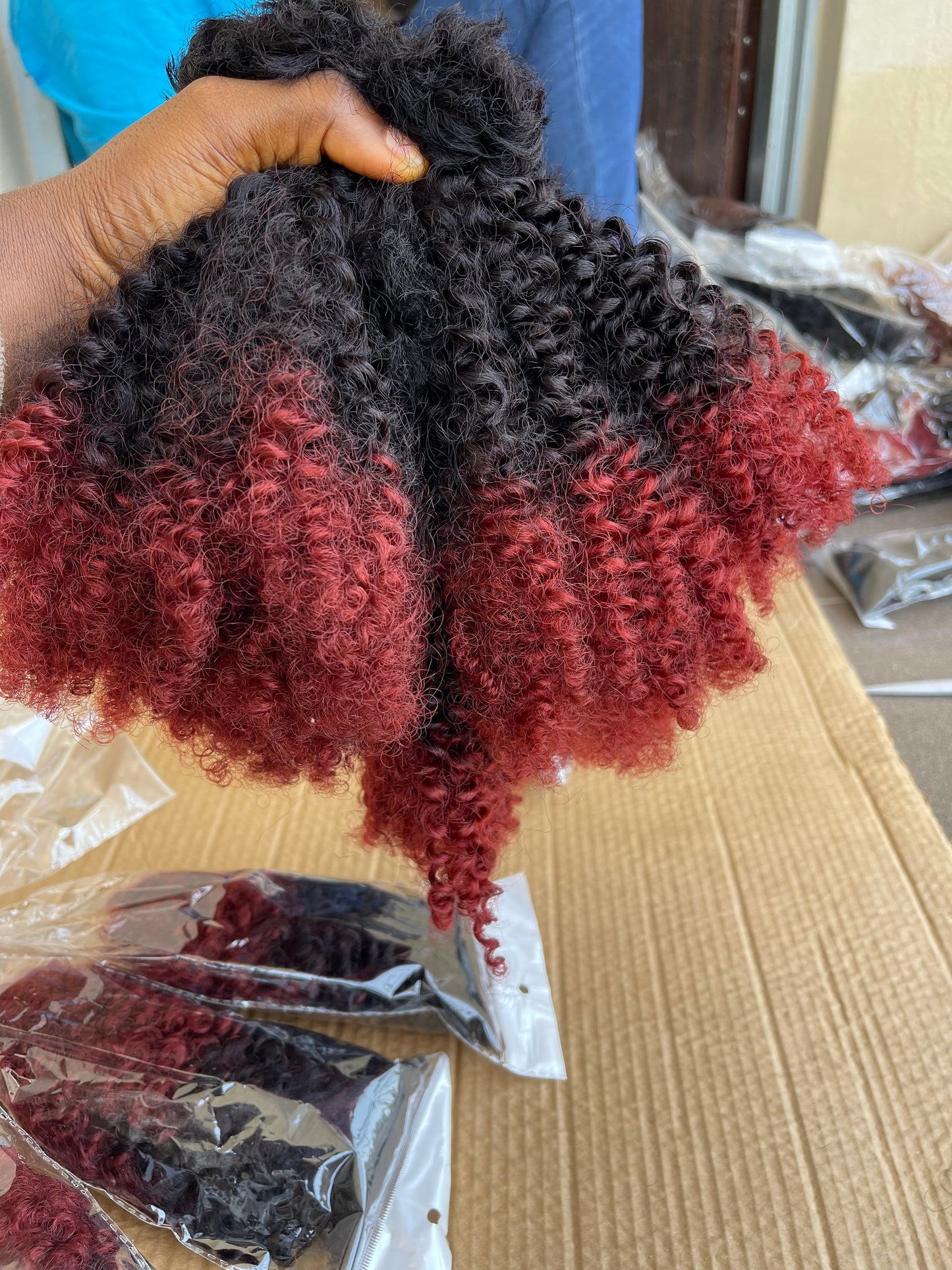 HHB (Human hair Blends Braiding Bundles)