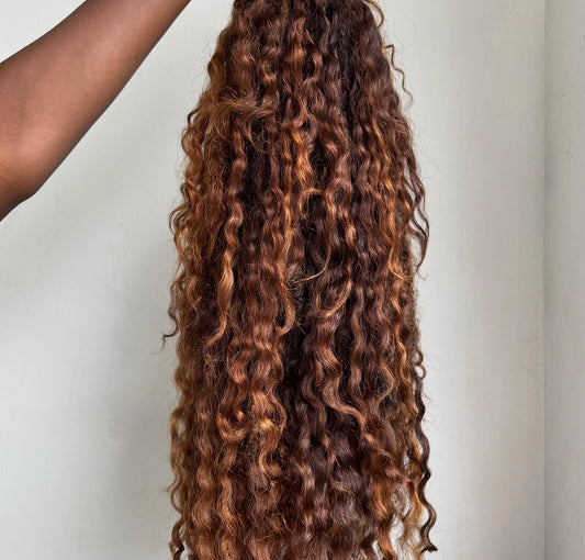 Miracle knot / Pre-Looped crochet ( Burmese Curls )
