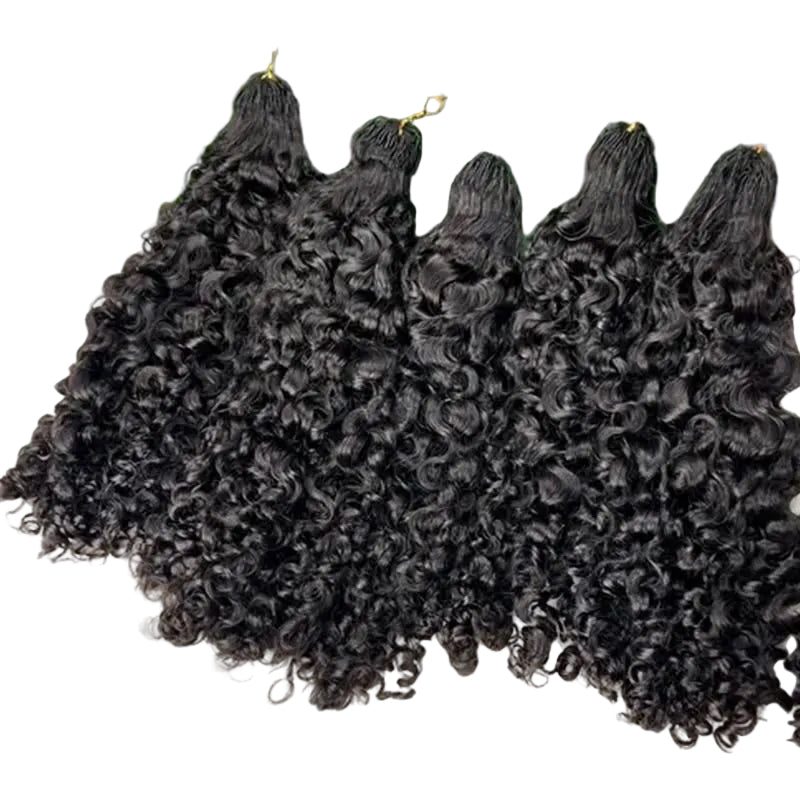 Miracle knot / Pre-Looped crochet ( Burmese Curls )