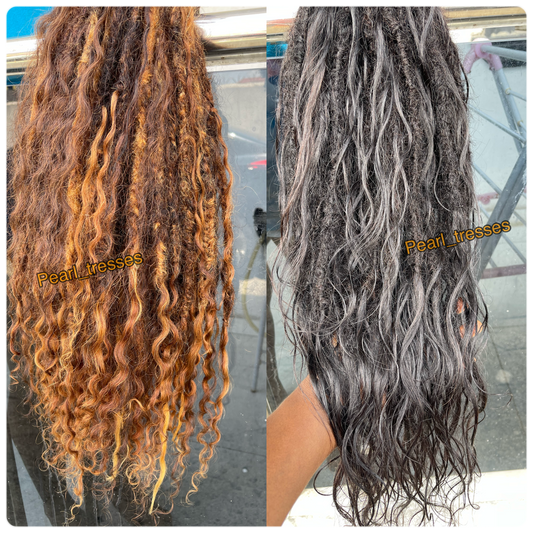 100 percent Human Hair messy Goddess / Bohemian Locs