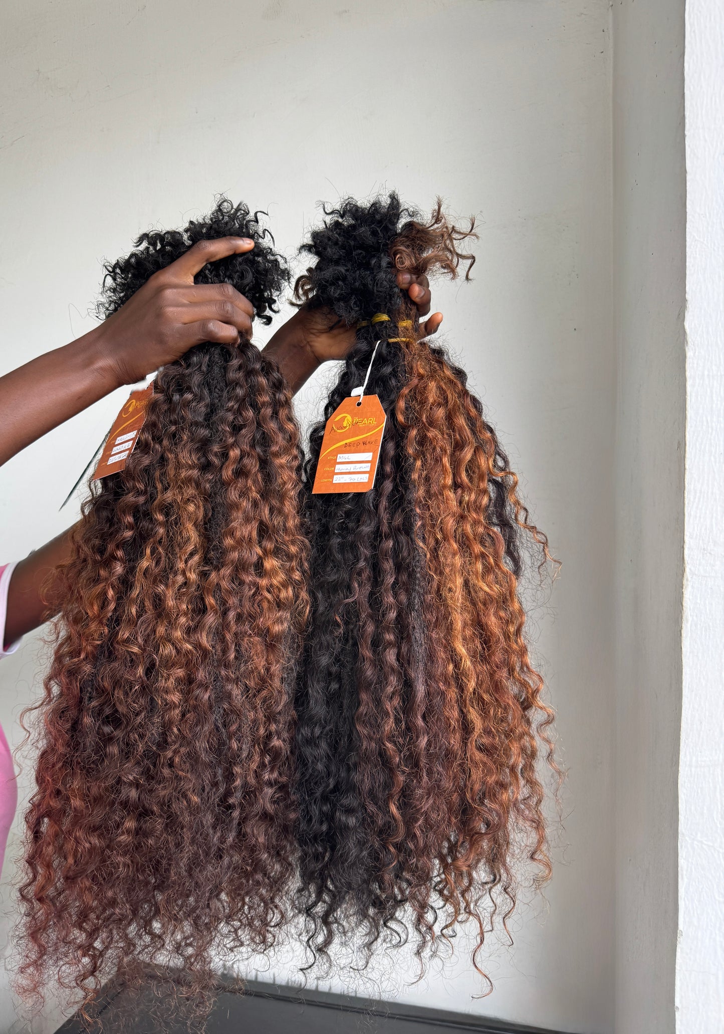 Messy Goddess Locs With Human Hair Burmese Curls