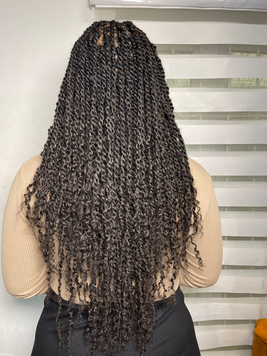 HHB (Human Hair Blends Braiding Bundles)