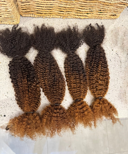 Raw Human Hair Afro Kinky (30g per bundle)