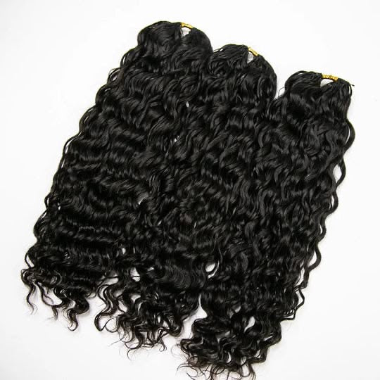 Miracle knot / Pre-Looped Crochet ( Water Wavy )