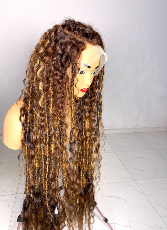 Boheme Loc wig (frontal unit) 100 Human Hair version